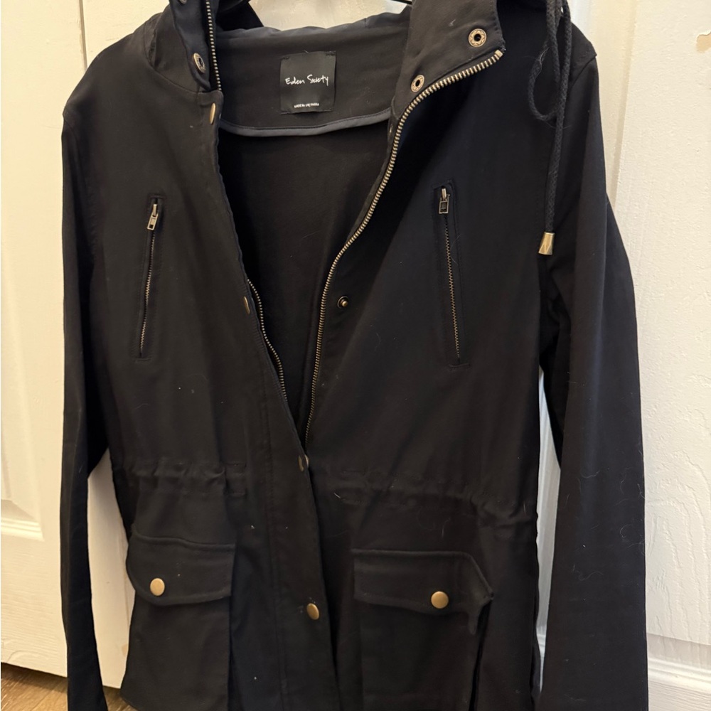 Eden Society Black Utility Jacket for Women